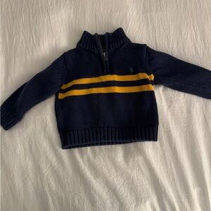 Polo by Ralph Lauren Navy and Yellow Kids Jacket